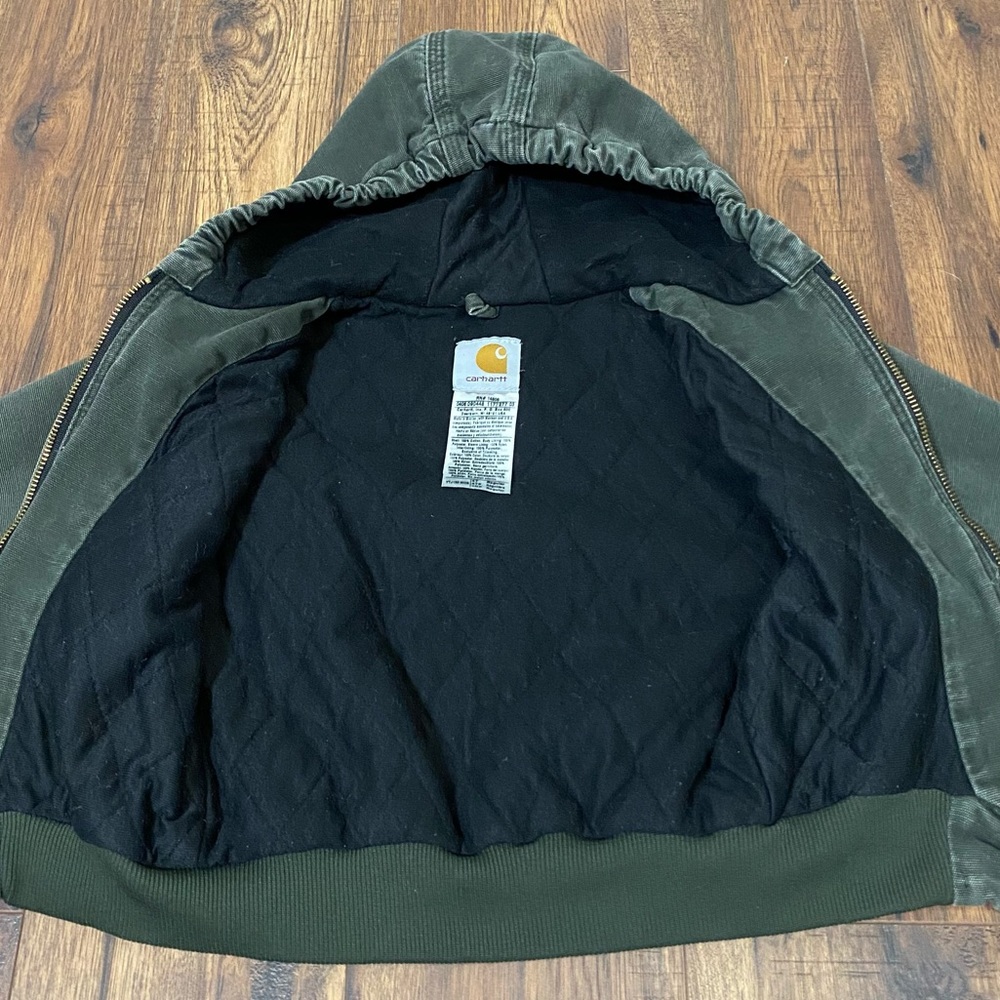 (Sold) Carhartt toddler boy lined hoodie jacket - Picture 10 of 15